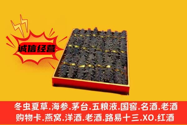 武功县回收海参